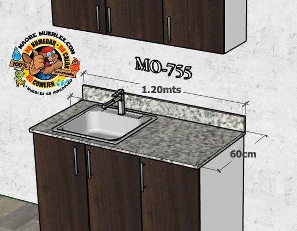 
								Cocina con granito – Código MO-755 full									